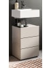 Inn.Furn Waschbeckenunterschrank Kaschmir, Badezimmer Unterschrank 38 x 56 cm