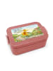Mr. & Mrs. Panda Bentobox Fuchs Lieferung Pommes Design mit Spruch in Rot Pastell