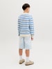 JACK & JONES Junior Baggy Denim 5-Pocket-Shorts Jjialex in blue denim