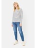 Camel Active Langarm-T-Shirt aus reiner Baumwolle in Indigoblau
