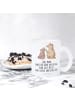 Mr. & Mrs. Panda Pott Bär Kind mit Spruch in Transparent