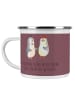 Mr. & Mrs. Panda Camping Emaille Tasse Ehevertrag Zukunft mit Sp... in Kaffa Coffee