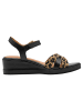 Marco Tozzi Sandalette in BLACK COMB