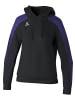 erima Damen Kapuzensweat in schwarz/ultra violet