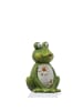 MARELIDA Gartenfigur Frosch Freddi Tierfigur für Beet Gartendeko H: 16cm grün