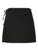 Pieces Wickelrock in Black Denim