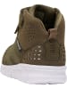 Hummel Sneaker High Crosslite Mid Tex Jr in DARK OLIVE