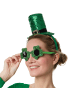tectake Einfarbige St. Patrick’s Day Spaßbrille, grün