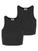 Urban Classics Tanks & Camis in black/black