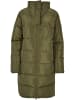Urban Classics Urban Classics Damen Ladies High Neck Puffer Coat in olive