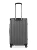 Hauptstadtkoffer Q-Damm - Mittelgroßer Hartschalenkoffer Trolley TSA, 68cm, 4 Rollen, 89 L in Silber