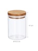 relaxdays 3x Vorratsdosen in Natur - 600 ml