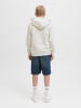 JACK & JONES Junior Kapuzenpullover in White Melange
