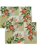 Sander Baumwollmischung, Gewebt, Gobelin Tischset 2er-Pack Laranja in orange-natur