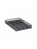 relaxdays Besteckkasten in Schwarz - (B)28,6 x (H)5,1 x (T)40,6 cm