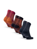 DANISH ENDURANCE Socken Light Hiking Crew in orange