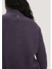 Hessnatur Wollfleece Mantel in dunkle traube
