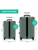 NoBoringSuitCases Suitcase, Handgepäck, Koffer, Trolley, Reisekoffer Grüner Koffer mit