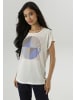Aniston SELECTED Shirtbluse in weiß-beige-hellblau-taupe-blau-anthra