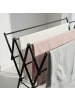 NUXIO Klapbarer Wäscheständer HARMEN in Schwarz, (B) 97 x (H) 108 x (L) 60 cm