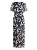 BETTY & CO Jumpsuit mit Plissee in Dark Blue/Nature