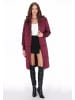 faina Women Coat in burgundy