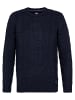 Petrol Industries Groß gestrickter Pullover Medford in Blau