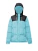 Bococa Damen Wattierte Steppjacke in Türkis Schwarz