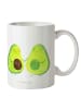 Mr. & Mrs. Panda Keramtiktasse Avocado Pärchen ohne Spruch in Weiß