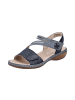 rieker Lugano Ledersandalen Blau