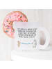 Mr. & Mrs. Panda Teetasse Maus Pinguin Geburtstag mit Spruch in Transparent