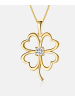 Diamant L'éternel Halskette aus 585 Gelbgold
