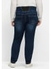 sheego Schmale Jeans in dark blue Denim