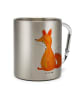 Mr. & Mrs. Panda Thermobecher Einhorn Fuchs ohne Spruch in Silber
