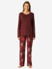 Schiesser Schlafanzug Comfort Nightwear in burgund