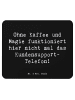 Mr. & Mrs. Panda Mousepad Spruch Kundensupport Magie mit Spruch in Schwarz