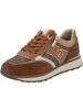 Tamaris Schnürschuhe in cognac comb