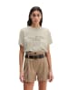 Marc O'Polo T-Shirt loose in Grey Silk