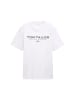 Tom Tailor T-Shirt mit Aufdruck The Casual Department 1962 in Weiß-3