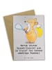 Mr. & Mrs. Panda Klappkarte Squash Weisheit mit Spruch in Grau Pastell