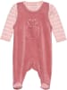 Fixoni Kinder Langarmbody "Body LS w.Velour Romper" in Rot