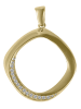 Adeliás Damen Anhänger aus 333 Gold mit Zirkonia in gold