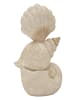 Mauro Ferretti Kunstharzskulptur in Form einer beigefarbenen Muschel, 17,2 x 10 x 30,2 cm