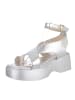 Ital-Design High-Heel Sandalette in Silber