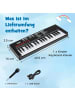 COSTWAY 37 Tasten Keyboard Kinder ab 3 Jahren in Schwarz