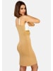 TOOCHE Kleid "Federkleid" in beige
