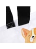 Mr. & Mrs. Panda Schultasche Corgi Po mit Spruch in Weiß
