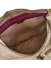 DuDu Pocket Schultertasche Leder 30 cm in grigio sabbia