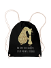 Mr. & Mrs. Panda Sportbeutel Giraffe Kind mit Spruch in Schwarz