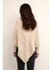 Cream Poncho CRHoliday Loose fit in Oat melange